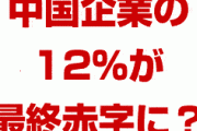 中国企業の12%が最終赤字に転落！？　28%が2ケタ減益？どうして中国経済が急速に悪化してるの？