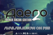 クールな異世界を駆け抜ける爽快レールリズムシューティングゲーム『Aaero2: Black Razor Edition』12/16本日リリース