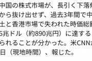 【悲報】例の国、890兆円溶かすｗｗｗｗｗｗｗｗｗ