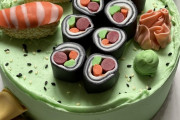 外国人「寿司をテーマにして誕生日ケーキを作ってみたよ！」