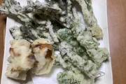 山菜の天ぷらとスパゲティを作りましたｗｗｗｗｗｗｗ