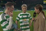 ◆朗報？◆カップ戦で決勝GのセルティックFW前田大然、美女からインタビュー