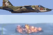 近接航空支援中のロシア軍Su-25攻撃機を撃墜、巨大な火の玉となって爆発…ウクライナ軍が携帯式防空ミサイルシステムで攻撃！