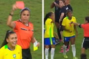 ブラジル女子代表×米国、親善試合で8枚のレッドカード！警告は計11枚…機動隊が出動する事態に