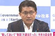 【悲報】平井デジタル相「国民目線ということで強い口調に、非常にラフな表現になった」「野党からの指摘もあったので」