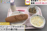 【悲報】日本の給食、とんでもなく質素になってしまうｗｗｗｗｗｗｗｗｗ