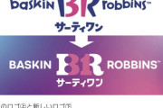 【朗報】サーティワンアイスクリーム「おっさんにも食べてほしいからロゴ変えるで！！！」