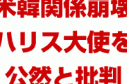 ついに米韓関係も崩壊へ！　韓国「ハリス大使は傲慢で無礼だ」　終わったな…