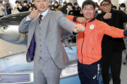 【阪神】佐藤輝明とアーチェリー・古川高晴とのイベントに糸井サンタがサプライズ乱入「急に明るい人…」