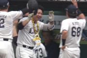 強打者古賀、今季1号の3ランホームラン！