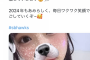 ソフトバンクのチアAmiさんX（旧Twitter）稼働