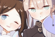 【FGO】ロリンチちゃん＆ネモ船長イラスト！！　どっちもぬいぐるみ持ってるの可愛いなw