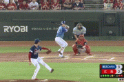 【広島対DeNA22回戦】カープさん、センター前ヒットで走者一掃されてしまう・・・