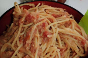 トマトパスタ作った！！！