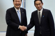 【速報】岸田首相「韓国は重要な隣国、日韓関係を健全な関係に戻し、緊密に意思疎通していく」