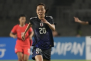 神村学園出身21歳FW愛川陽菜、なでしこデビュー戦から連続アシスト!! “後輩”福田師王らと切磋琢磨「お互いに刺激をもらっている」