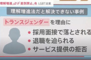 【悲報】LGBT活動家「トランスジェンダーを採用面接で落とすのは差別！！」