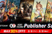 仁王、よるのないくに、討鬼伝2、アトリエシリーズなどSteamで最大90％オフのコーエーテクモパブリッシャーセールが開催中 よるのないくに、ソフィーのアトリエの日本語対応も