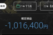 【悲報】ワイ､株で100万円損 助けてください