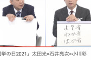 水道橋博士、太田光の選挙特番を痛快と絶賛「失礼だとたしなめる大衆って何だろうね？芸人の職業がわからないんだろうね」★5  [11/7]