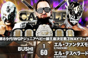 IWGPジュニアヘビー級王座決定戦3WAYマッチ エル・ファンタズモvsBUSHIvsエル・デスペラード【2.28 大阪城ホール】CASTLE ATTACK