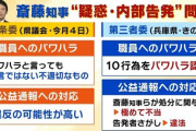 【兵庫】支持率34％、不支持率が55％、斎藤知事「一つの調査、真摯に受け止めたい」