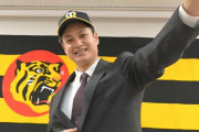 阪神　現役ドラフトで加入の大竹が入団会見「岡田監督は早稲田の大先輩。“アレ”に貢献できるように」背番号は「４９」
