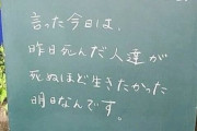 【画像】これって名言なのだろうか？