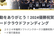 ソフトバンクさんと横浜DeNAの優勝パレードクラファンの途中経過が！