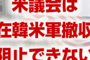 韓国政府パニック！　「米議会は在韓米軍撤収を阻止できない」　終わったな…