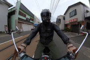 【動画】スーパーカブvs江ノ電線路。バイクで路面電車のレールは本当にこわい車載。