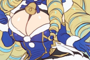 【FGO】青サンタクロース衣装のアストライアイラスト！！　青サンタもいいですね！！