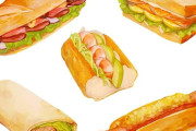 お弁当にサンドイッチ作ったから見て