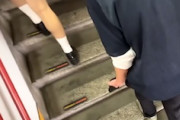 【動画】長後駅で女子高生を盗撮していた男を捕まえた私人逮捕系が人気に。