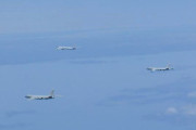 中ロ爆撃機が共同飛行、クアッド開催の日本周辺　日韓とも緊急発進