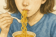 どうして市民プールで透明のプラスチックフォークで食べるカップヌードルはあんなに美味しいんだろう