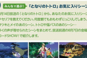 金曜ロードショー「ジブリで好きな食べ物アンケートします?」