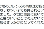 「けものフレンズはお色気キャラもいるので、子供向けでないコンテンツを全年齢向けに拡大しようとしたら無理が生じる」という意見