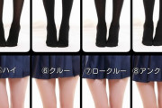 【画像】女子「長い靴下が全部“ニーソだと思ってる男子多すぎ」
