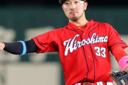 菊池涼介(33) .339 2HR 9打点 出塁率.376 OPS.834 セカンドUZRトップ←こいつｗｗｗｗｗｗｗ