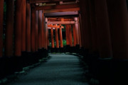 【画像】夜の伏見稲荷大社って・・・