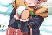 【FGO】下鴨さんの雪遊びするゴッホちゃん！！　マフラーゴッホちゃん可愛いね！