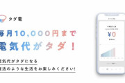 【乞食速報】ガチで毎月1万円まで電気代がタダになる電力会社「タダ電」がスタートｗｗｗｗｗｗｗｗ