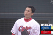 広島・栗林良吏 0勝3敗7S 防御率4.66 WHIP1.76