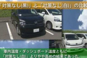 車内のダッシュボードは70℃超。アルコール消毒液やライターの放置に注意！