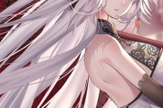 【FGO】チャイナドレスの邪ンヌイラスト！！　白と黒のチャイナドレスいい！