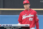 【朗報】広島カープドラ1の栗林投手、未だ1本のヒットも許さずww