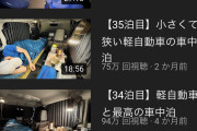 ひたすら車中泊をする男、とんでもない再生数を叩き出す