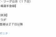 【悲報】スポニチ、TwitterでとんでもないNPB公示を披露ｗｗｗｗｗｗｗｗｗｗｗｗ