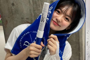 櫻坂46藤吉夏鈴推しでお馴染みセブンティーン専属モデル永瀬莉子さん、いくらなんでも可愛すぎる【渡邉理佐卒業コンサート】